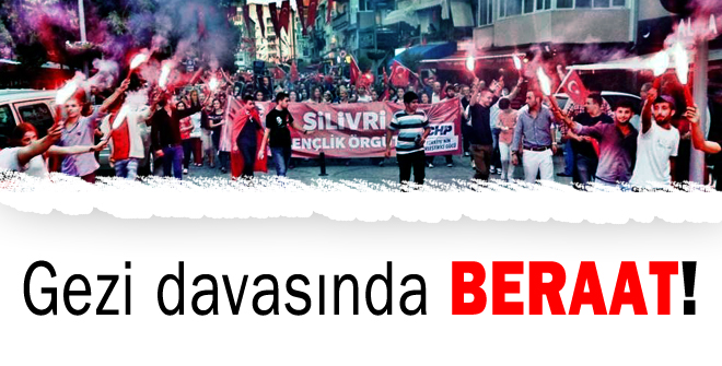 Gezi davasında beraat!