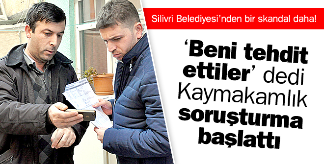 Silivri Belediyesi'nden bir skandal daha!