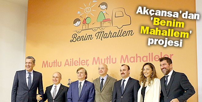 Akçansa'dan 'Benim Mahallem' projesi
