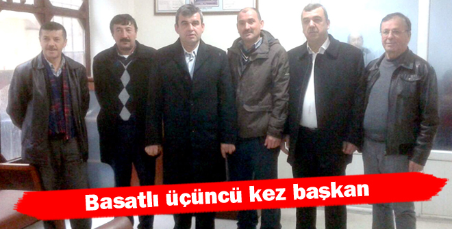Basatlı 3. kez başkan