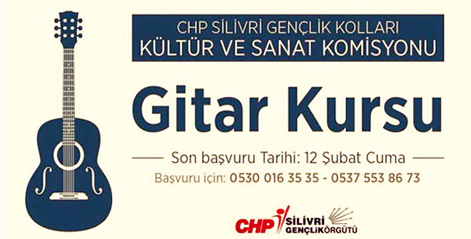 CHPden gitar kursu