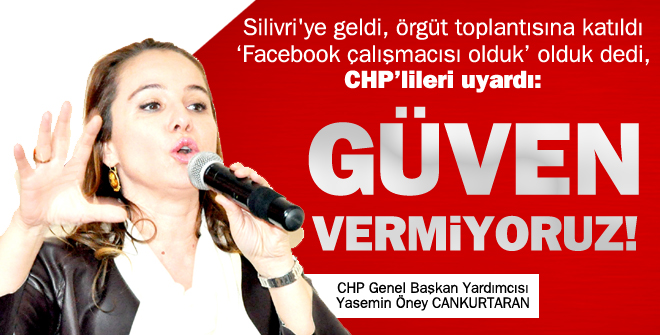 Güven vermiyoruz!