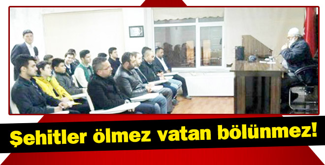 Şehitler ölmez vatan bölünmez!