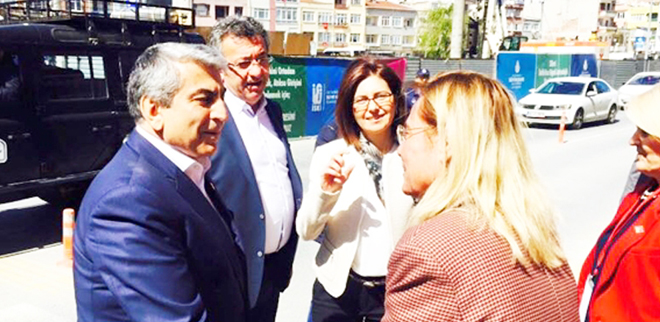 Canpolat, proje tanıtımı için Silivri'ye geldi