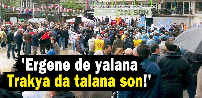 Trakya yağmura aldırış etmedi