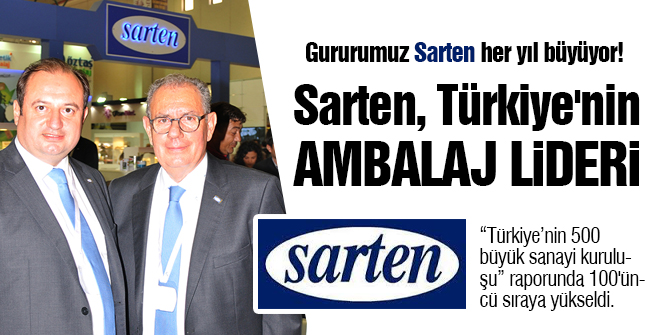 Sarten, Türkiye'nin ambalaj lideri