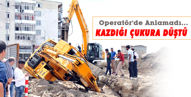 Kendi kazdığı çukura düştü