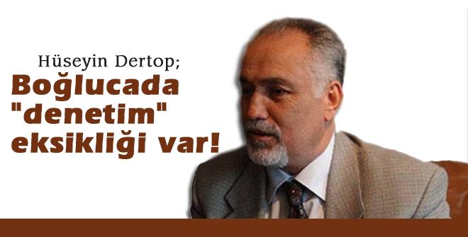 Boğluca deresinde denetim eksikliği var...