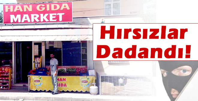 Hırsızlar dadandı!