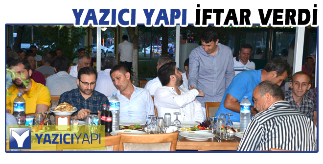 Yazıcı Yapı iftar verdi