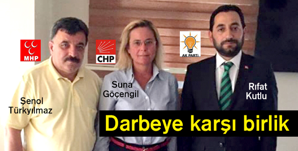 Darbeye karşı birlik!