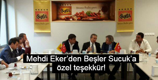 Mehdi Ekerden Beşler Sucuka özel teşekkür!