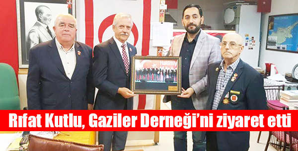 Rıfat Kutlu, Gaziler Derneğini ziyaret etti