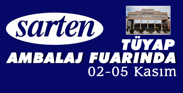 Sarten, "Ambalaj Fuarında" Yerini Alacak...