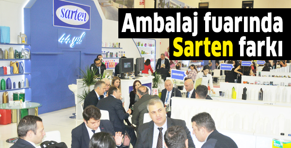 Ambalaj fuarında Sarten farkı