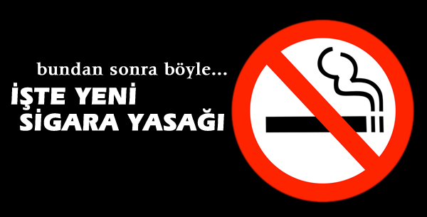 İşte yeni sigara yasağı...
