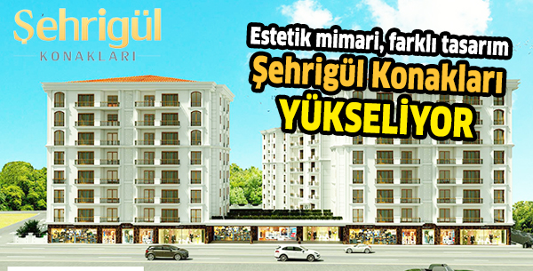 Şehrigül Konakları yükseliyor