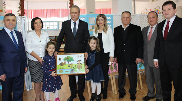 Partal'dan, Aliye Can Anaokuluna ziyaret
