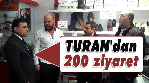 TURAN'dan 200 iş yeri ziyareti