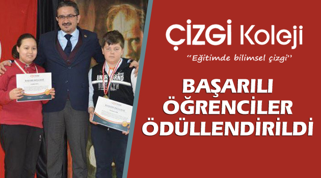 Başarılı öğrenciler ödüllendirildi