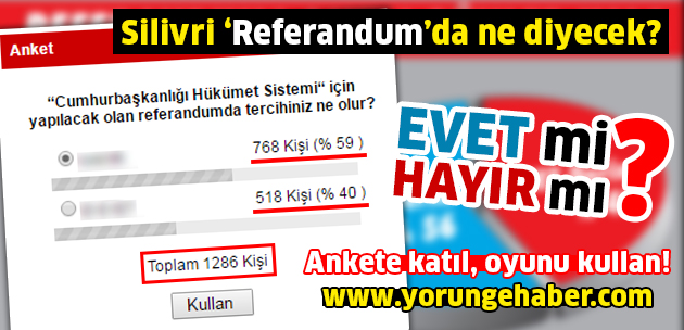 Silivri 'Referandum'da ne diyecek?