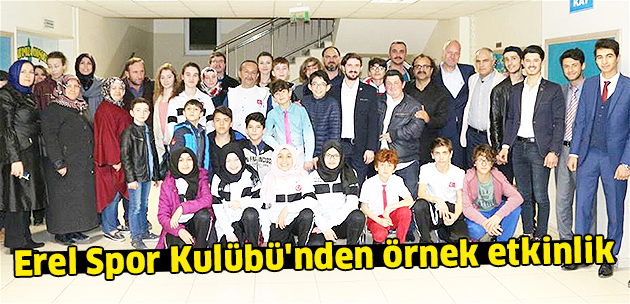 Erel Spor Kulübü'nden örnek etkinlik