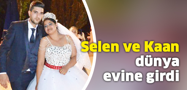 Selen ve Kaan dünya evine girdi