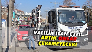 Artık araçları çekemeyecek!
