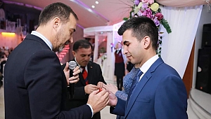 Yüzükleri Yılmaz ve Turan taktı