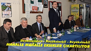 Başkan Yılmaz, mahalle mahalle eksikleri çıkartıyor