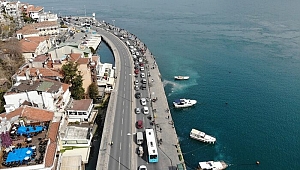 Koronavirüs uyarılarına rağmen boğaza akın ettiler
