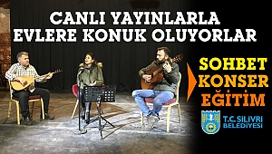 Silivri Belediyesi, her akşam canlı yayınlarla moral veriyor