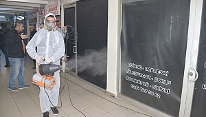 Silivri Belediyesi virüse karşı dezenfektasyona başladı