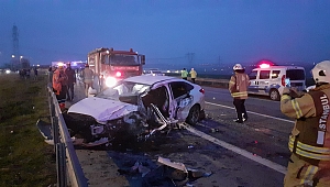 Silivri'de feci kaza: 4 yaralı