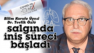 Dr. Özlü: Salgında iniş süreci başladı