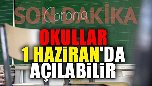 Milli Eğitim Bakanı Ziya Selçuk: Okullar 1 Haziran'da açılabilir