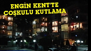Site sakinlerinden coşkulu kutlama