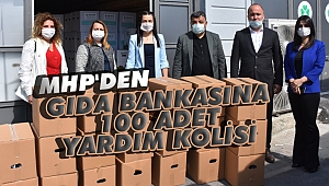 100 koli yardım paketi teslim edildi