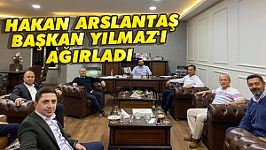 Arslantaş, Başkan Yılmaz'ı ofisinde ağırladı
