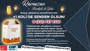 CHP'den ramazan kolisi desteği