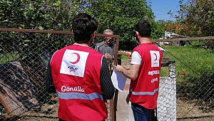 Kızılay mahalle ve köylerde yardımlarını sürdürüyor