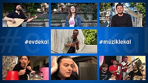 Müzisyenler çaldı, vatandaşlar evlerinde oynadı