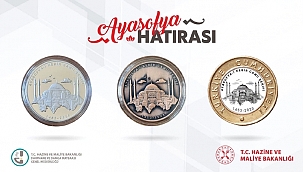 Ayasofya için hatıra parası basıldı