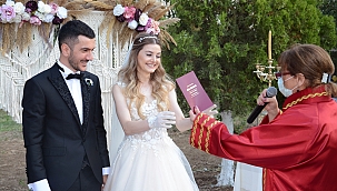 Öğmen ve Çalkın ailelerinin mutlu günü