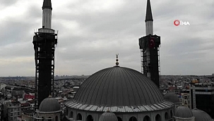 Taksim Camiinin şerefesi göründü