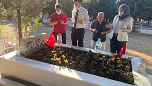 CHP'den Şehit kabirlerine ziyaret