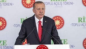 Cumhurbaşkanı Erdoğan, memleketi Rize'de konuştu