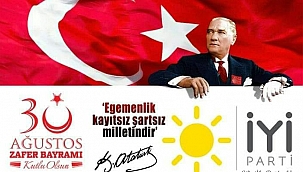 Refik Bek'in 30 Ağustos mesajı