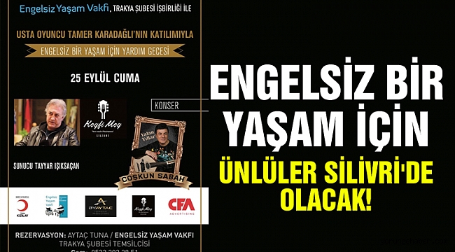 Engelsiz yaşama destek gecesi