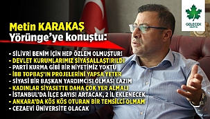 Metin Karakaş ilk röportajını Yörünge'ye verdi